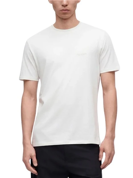 T-SHIRT SLIM GYM FIT UOMO BIANCA