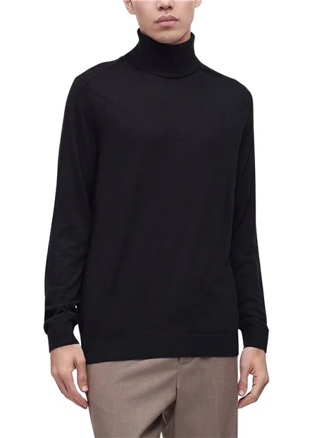 MAGLIA DOLCEVITA CLASSICA UOMO NERA