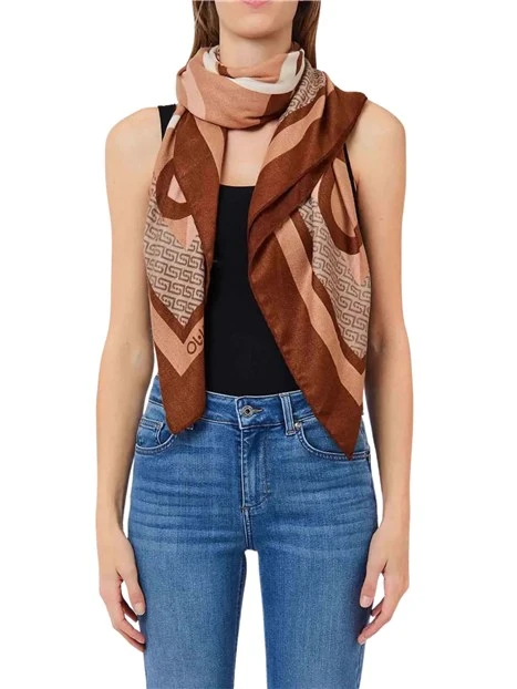 FOULARD 2F6068T2745 LOGO MONOGRAM DONNA CAMMELLO