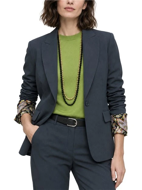 BLAZER SARTORIALE SFIANCATO DONNA GRIGIO