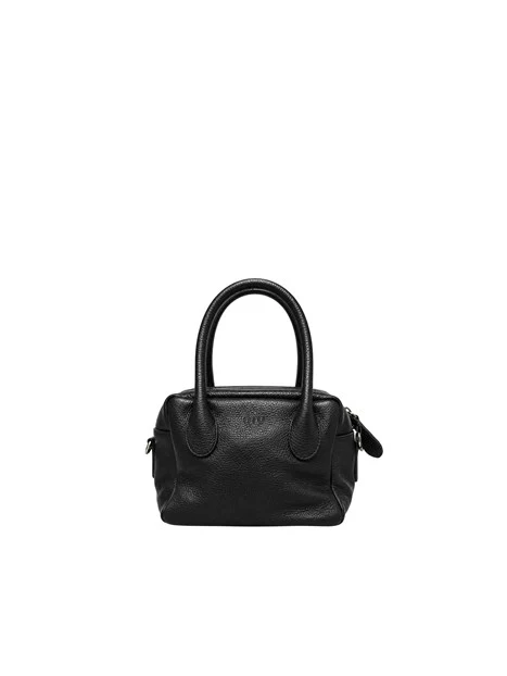 BORSA A MANO PICCOLO BAULETTO IN PELLE DONNA NERO