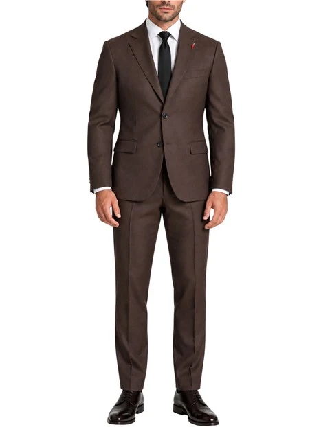 COMPLETO CON GIACCA MONOPETTO SARTORIALE UOMO MARRONE