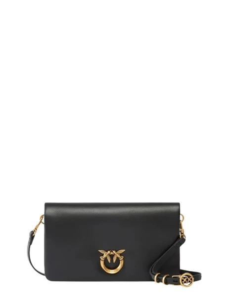POCHETTE LOVE BAG CLICK SOFT MINI CON TRACOLLA DONNA NERO