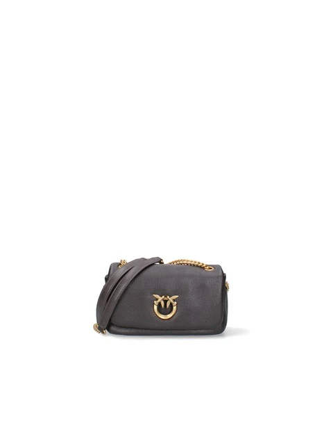 BORSA A SPALLA CON PATTA E CATENA DONNA MARRONE