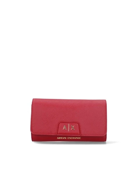 PORTAFOGLIO MAXI IN ECOPELLE DONNA ROSSO
