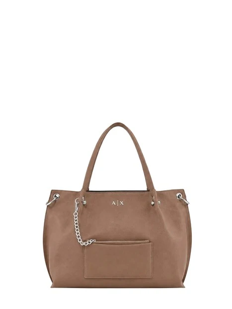 BORSA SHOPPING 2 IN 1 CON POCHETTE REMOVIBILE DONNA MARRONE
