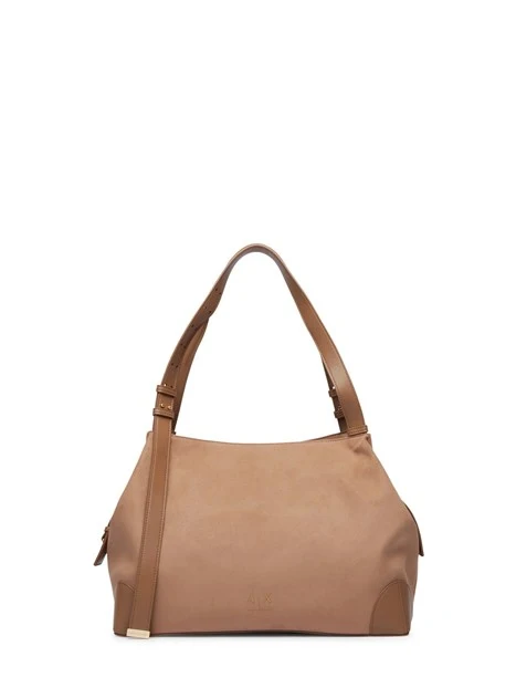 BORSA SHOPPING IN TESSUTO DONNA BEIGE