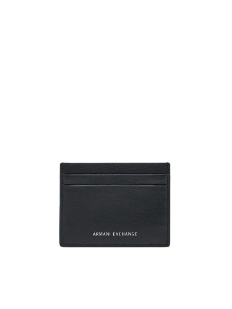 PORTA CARTE UOMO IN PELLE BOVINA NERO