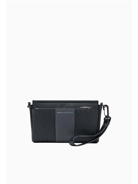 POCHETTE CON CINTURINO UOMO NERA