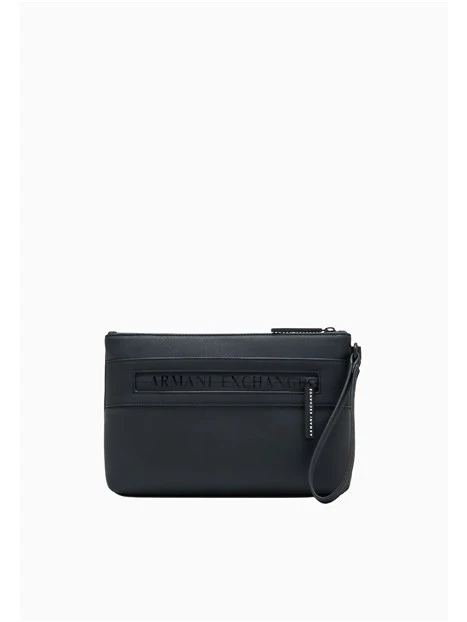 POCHETTE CON LOGO FRONTALE UOMO NERA