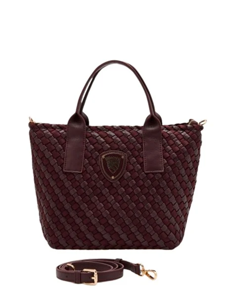 BORSA SHOPPING CON LOGO DONNA BORDEAUX