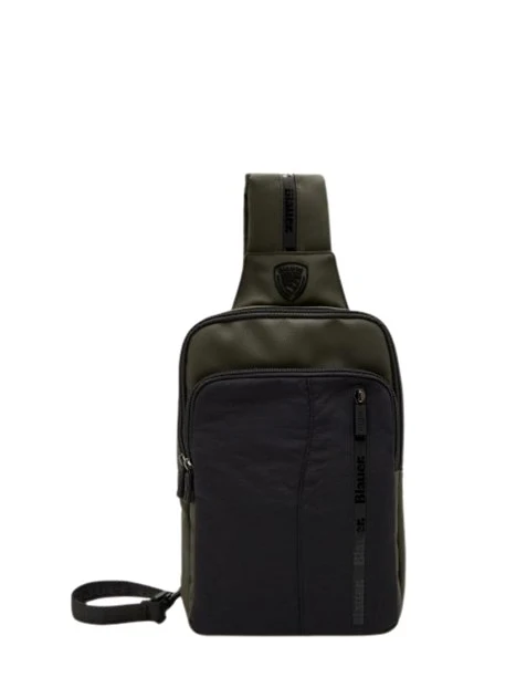 MARSUPIO BICOLORE UOMO NERO
