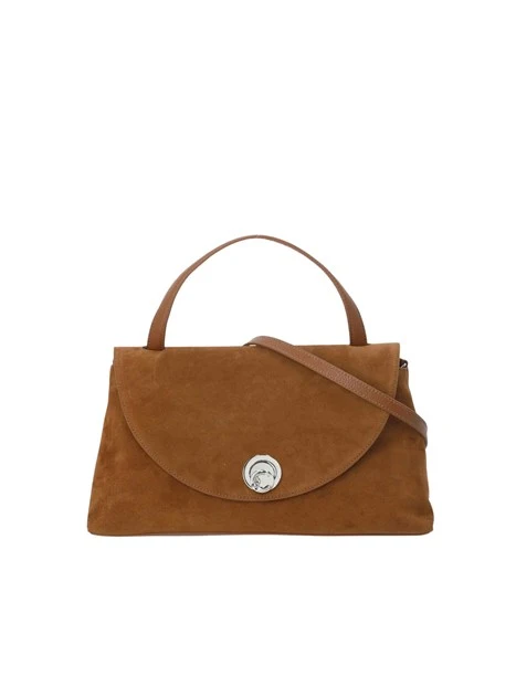 BORSA A MANO IN CAMOSCIO CON GIRELLO DONNA CUOIO