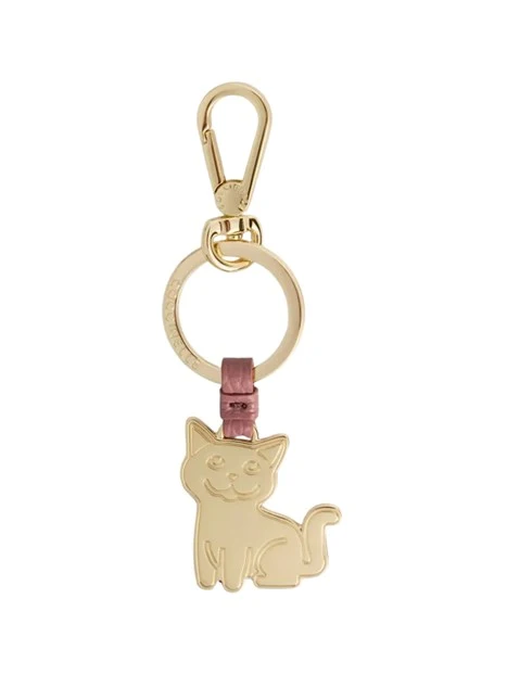 PORTACHIAVI CHARM GATTINO DONNA ROSA