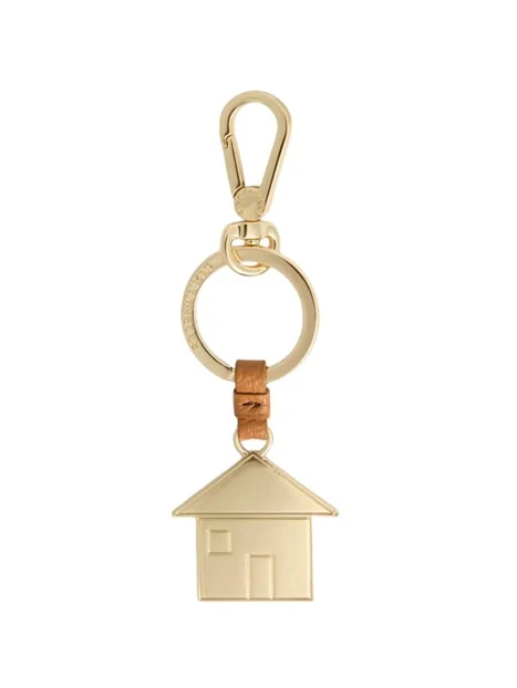 PORTACHIAVI CHARM CASETTA DONNA COGNAC