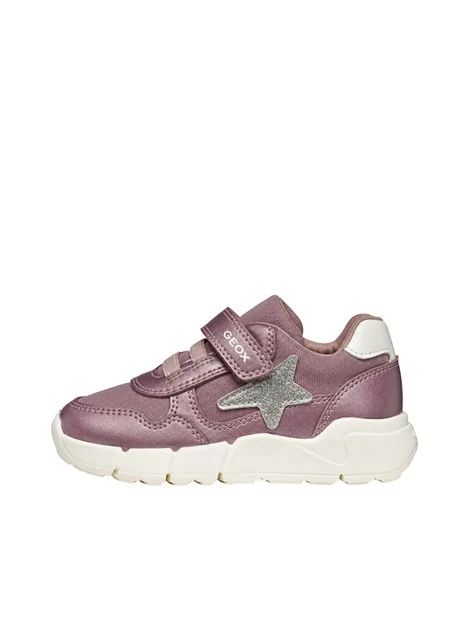 SNEAKERS PLATFORM A STRAPPO BAMBINA ROSA
