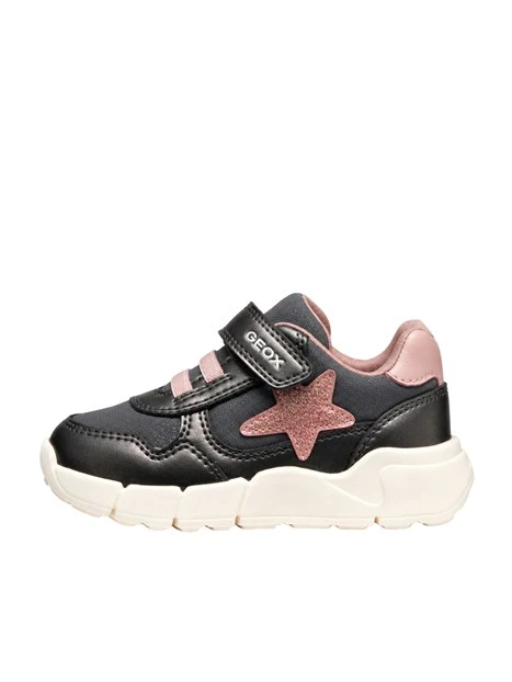 SNEAKERS PLATFORM A STRAPPO BAMBINA GRIGIO
