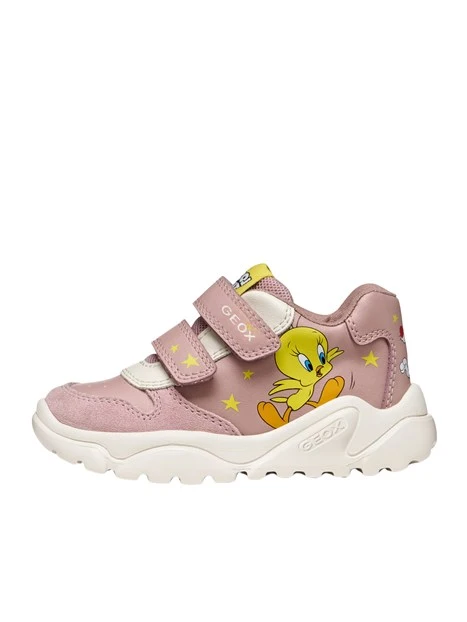 SNEAKERS PLATFORM B665QA05422 A STRAPPO BAMBINA ROSA