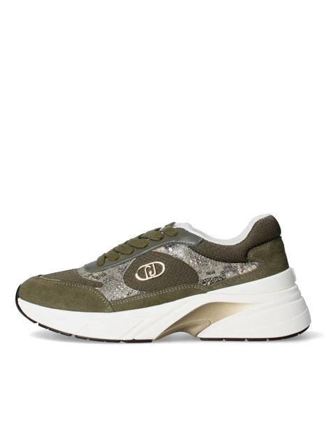 SNEAKERS BASSE BICOLORE DONNA VERDE