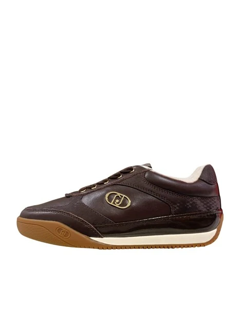 SNEAKERS BASSE BF6035PX662 EFFETTO PITONE DONNA MARRONE