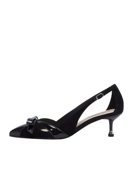 DÉCOLLETÉ IN SUEDE CON CUT-OUT SF6013PX114 DONNA NERO