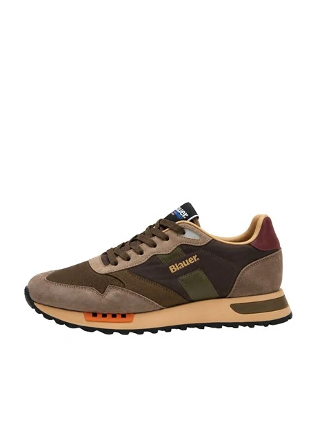 SNEAKERS BASSE MULTICOLOR UOMO VERDE
