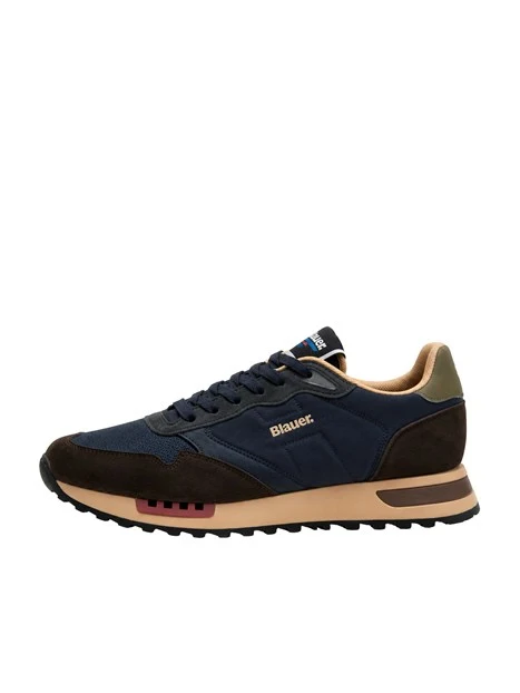 SNEAKERS BASSE MULTICOLOR UOMO BLU