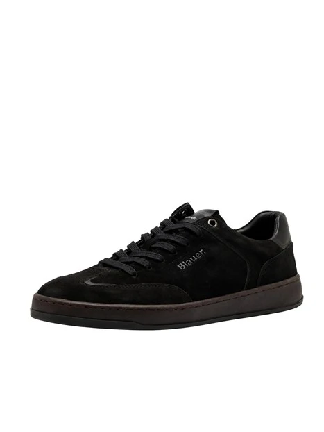 SNEAKERS BASSE CON LACCI UOMO NERO