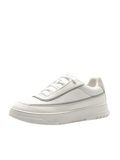 SNEAKERS BASSE CON LACCI UOMO BIANCO