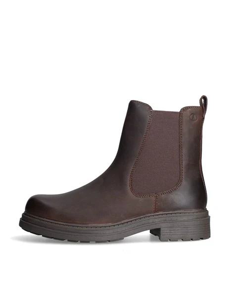 STIVALETTI TACCO BASSO 182902 DONNA MARRONE