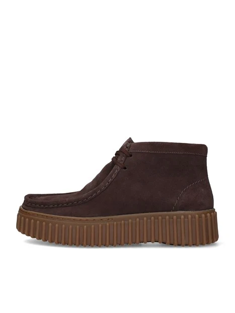 STRINGATE POLACCHINE IN CAMOSCIO CON SUOLA CHUNKY UOMO MARRONE