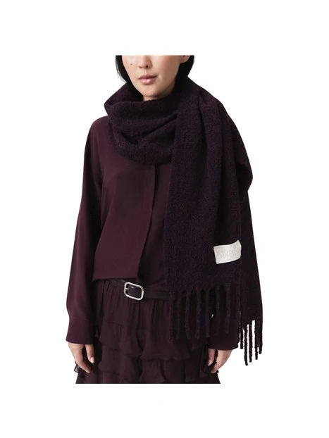 SCIARPA IN ALPACA E LANA DONNA VIOLA