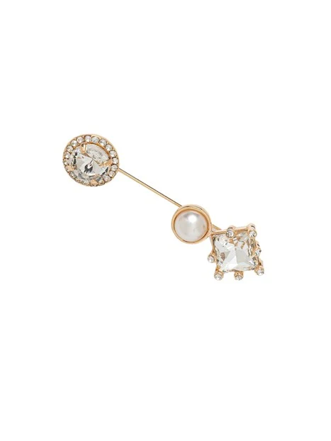 SPILLA IN METALLO CON CHIUSURA A BASTONE DONNA ORO