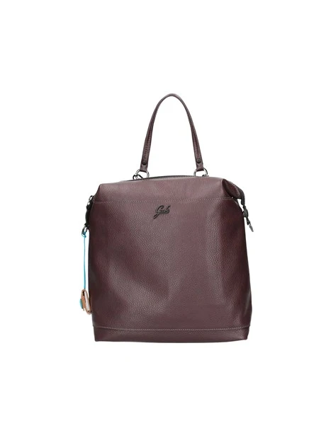 ZAINO IN PELLE MARTELLATA DONNA MARRONE