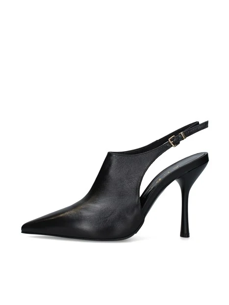 SLINGBACK TACCO ALTO 4364 DONNA NERO