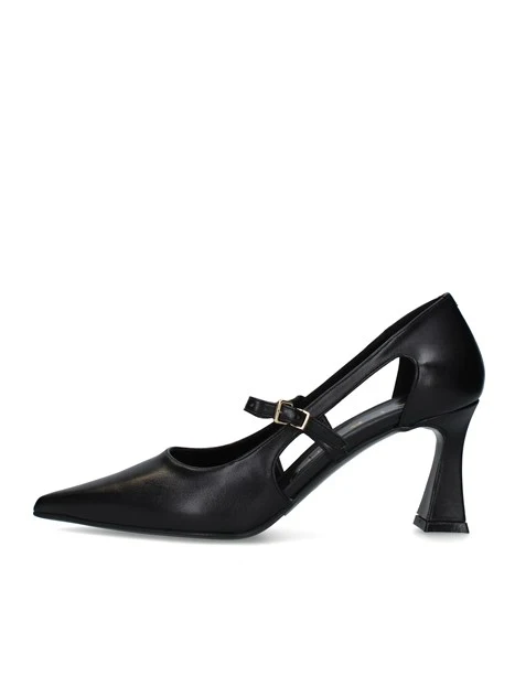 DÉCOLLETÉ MARY JANE TACCO ALTO DONNA NERO
