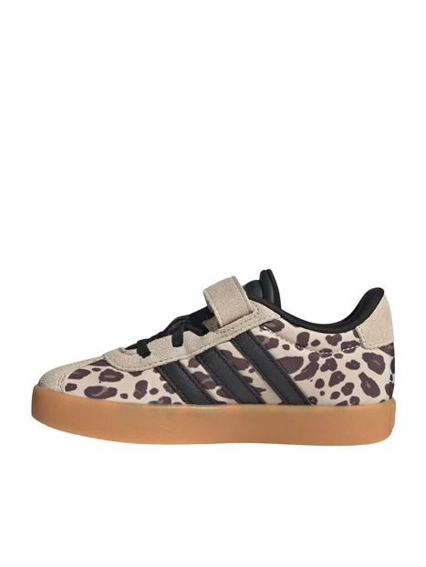 SNEAKERS BASSE CON STRAPPO PUNTA A T BAMBINA BEIGE