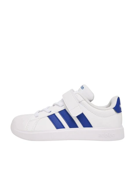 SNEAKERS BASSE CON STRAPPO BAMBINO BIANCO