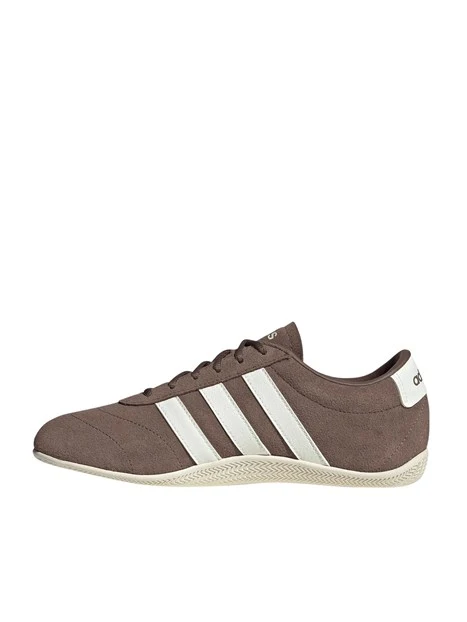 SNEAKERS BASSE IN PELLE DONNA MARRONE