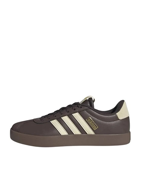 SNEAKERS BASSE CON LOGO DORATO DONNA MARRONE