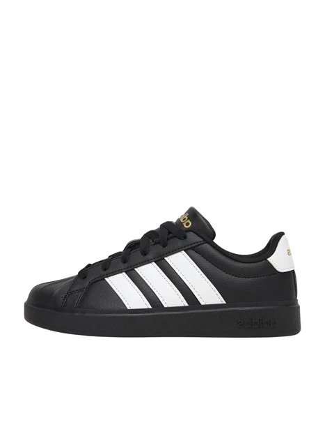 SNEAKERS BASSE STILE SUPERSTAR UNISEX BAMBINO NERO