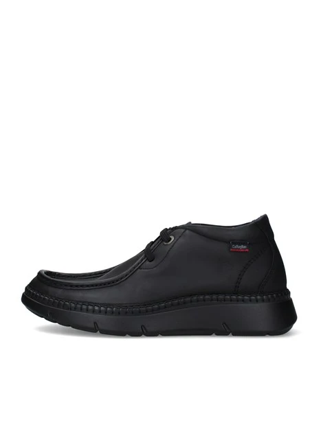 STRINGATE POLACCHINE COMFORT IN PELLE UOMO NERO