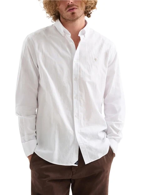 CAMICIA ELEGANTE OXFORD UOMO BIANCO