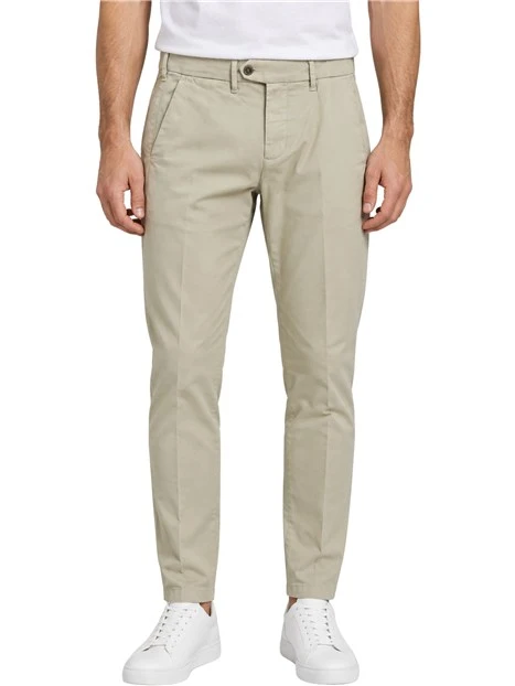 PANTALONI CHINO SLIM FIT UOMO BEIGE