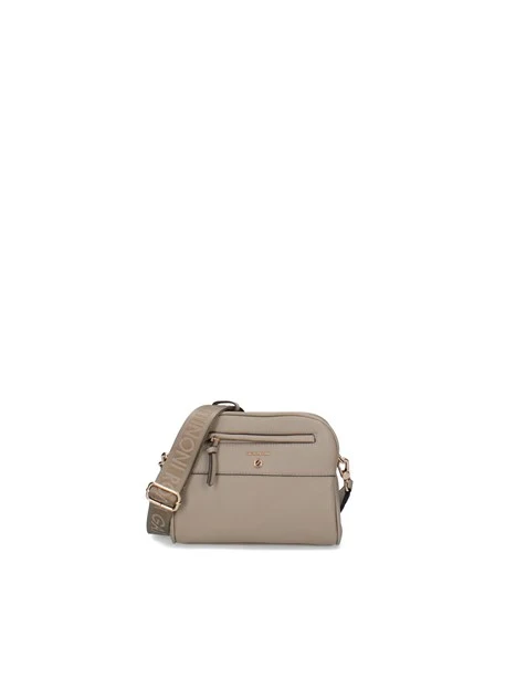 BORSA A TRACOLLA CON TASCA FRONTALE DONNA GRIGIO