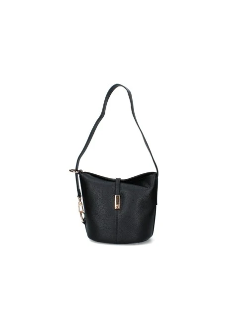BORSA A SPALLA A SECCHIELLO DONNA NERO
