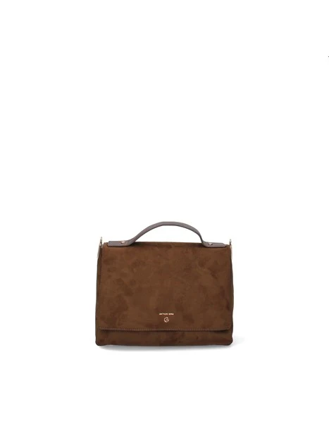 BORSA A MANO IN ECOSUEDE DONNA MARRONE