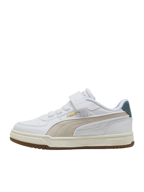 SNEAKERS BASSE CON STRAPPO UNISEX BAMBINO BIANCO