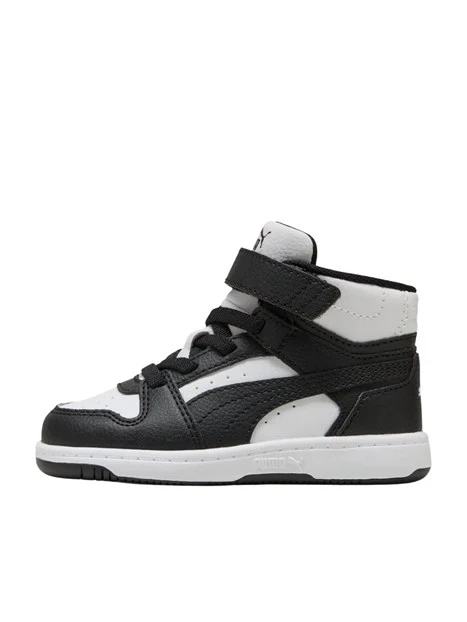 SNEAKERS ALTE PRIMI PASSI CON STRAPPO BAMBINO NERO