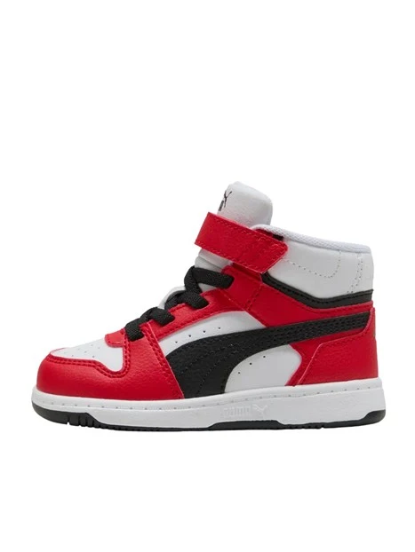 SNEAKERS ALTE PRIMI PASSI CON STRAPPO BAMBINO ROSSO